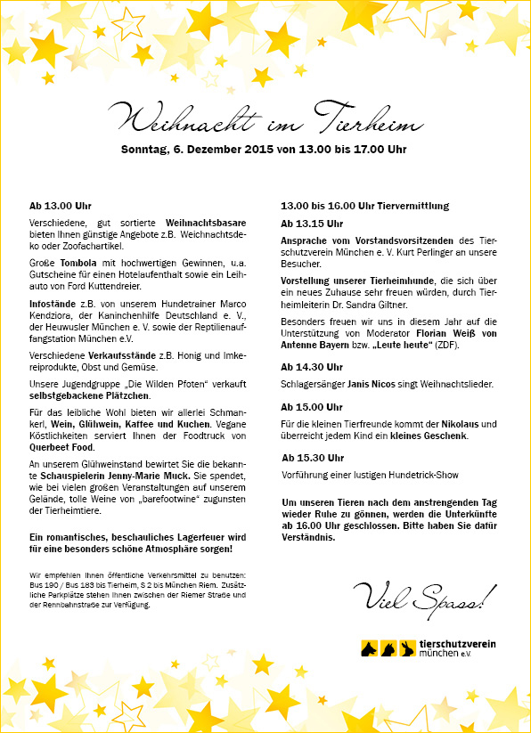 weihnachtTierheim